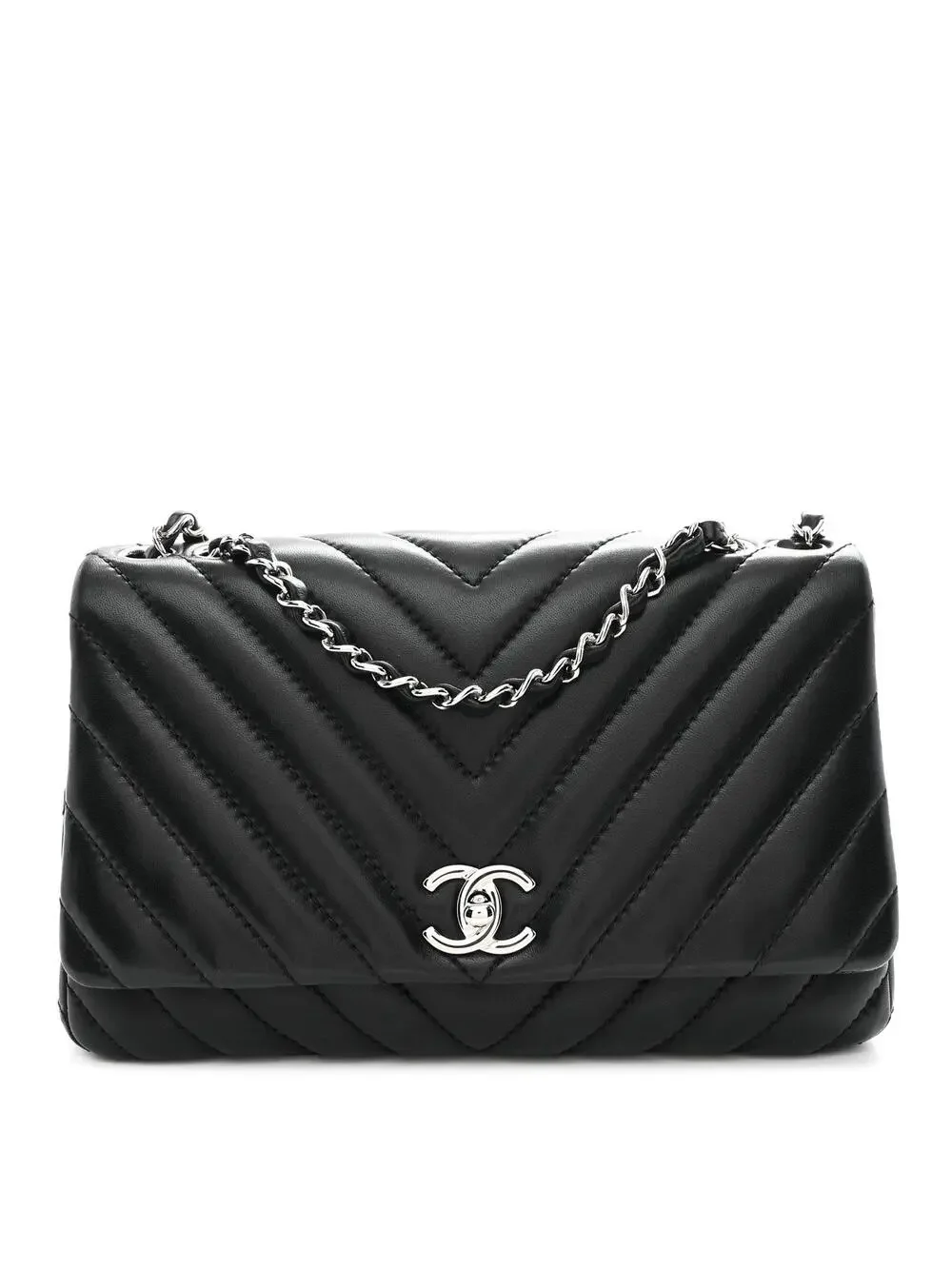 Chanel Lambskin Surpique Chevron Medium #279049C39B